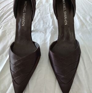 Michael Shannon Dark Brown Pointed Heels